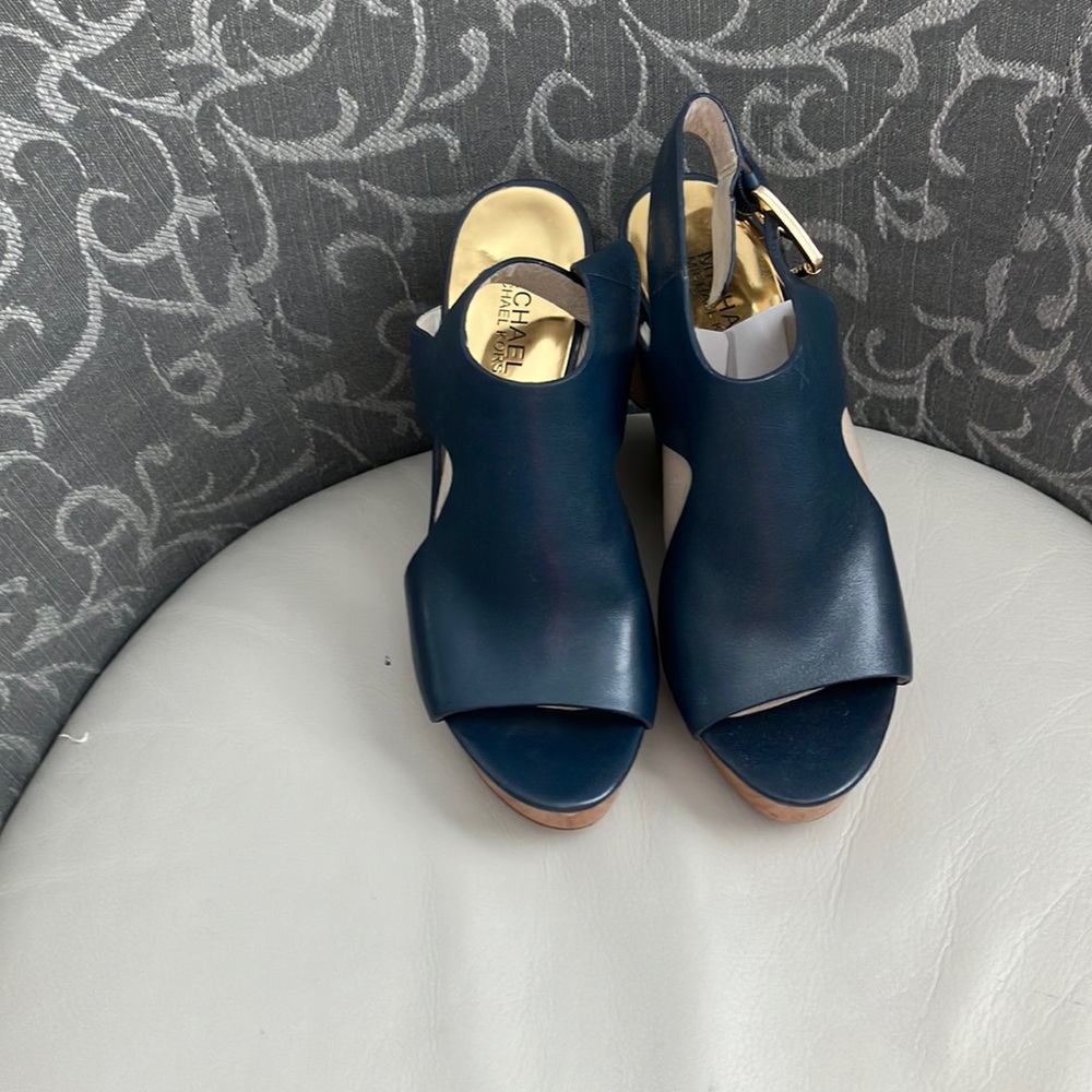 Michael Kors Blue Platform. Very Sexy. Used just once.